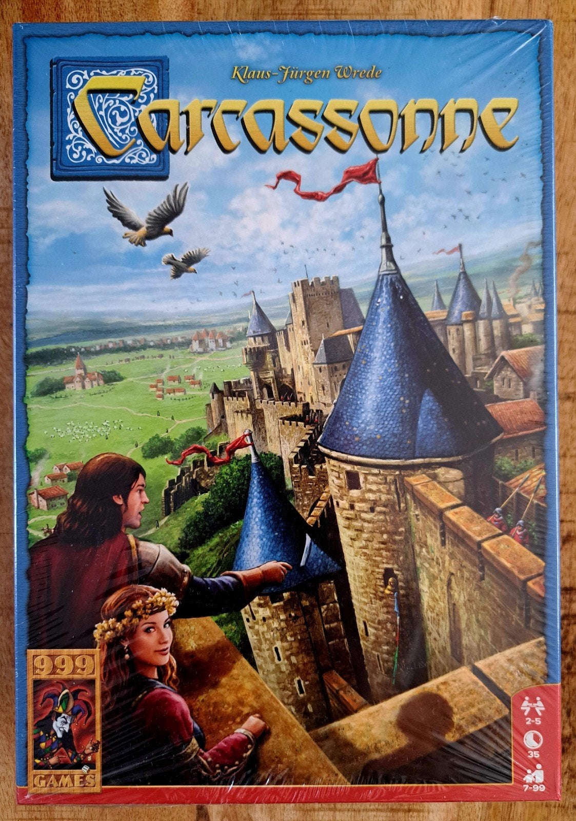 Carcassonne Bordspel - Gloednieuw en Geseald, Een of twee spelers, Ophalen of Verzenden, Nieuw, 999 Games