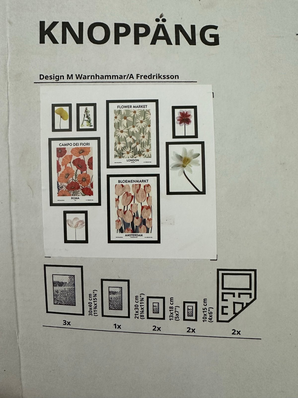 IKEA Knoppäng fotolijsten set - Zo goed als nieuw, Ophalen, Zo goed als nieuw, Kunststof