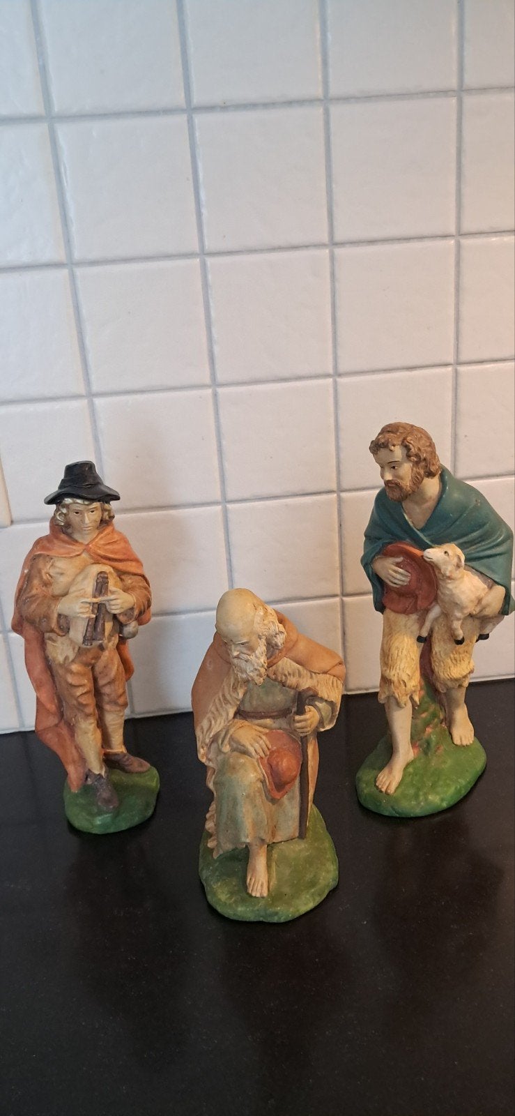 3 st. Massieve Beelden:, Verzamelen, Beelden en Beeldjes, Ophalen of Verzenden