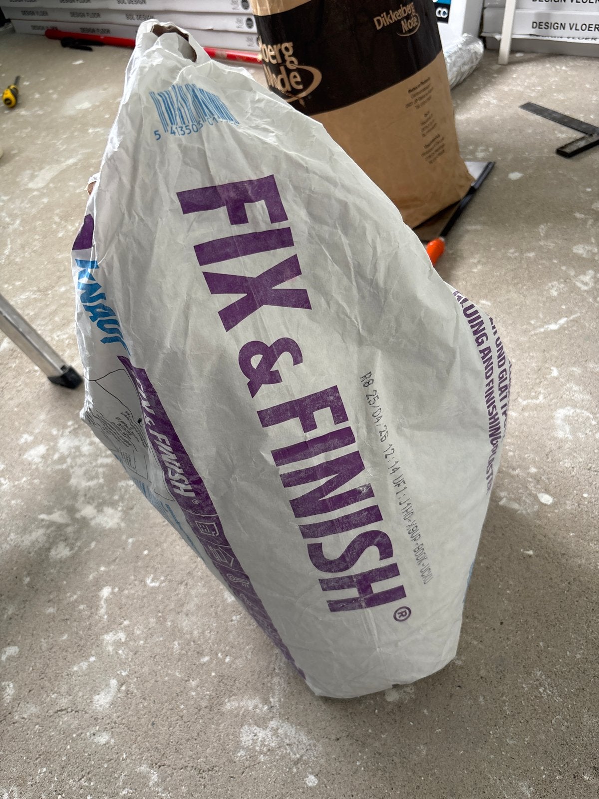 Knauf Fix & Finish Stucmortel - restant 5kg, Ophalen, Nieuw