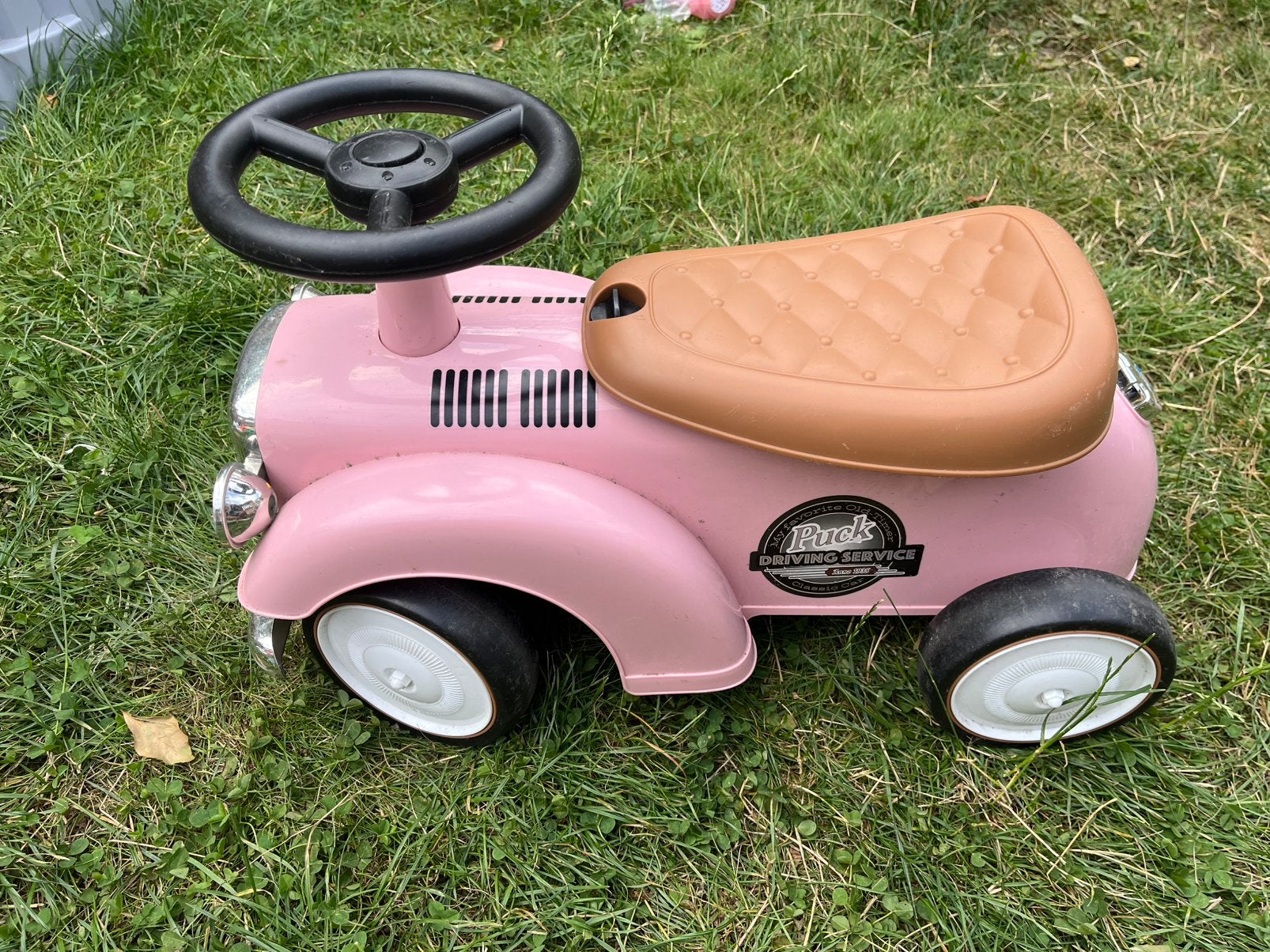 Puck loopauto roze, Kinderen en Baby's, Speelgoed | Buiten | Voertuigen en Loopfietsen, Ophalen, Zo goed als nieuw