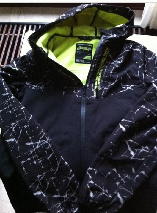 Jongens Sport/Ski jack zwart 158/164 crosswind, Ophalen of Verzenden, Zo goed als nieuw, Crosswind, Jongen