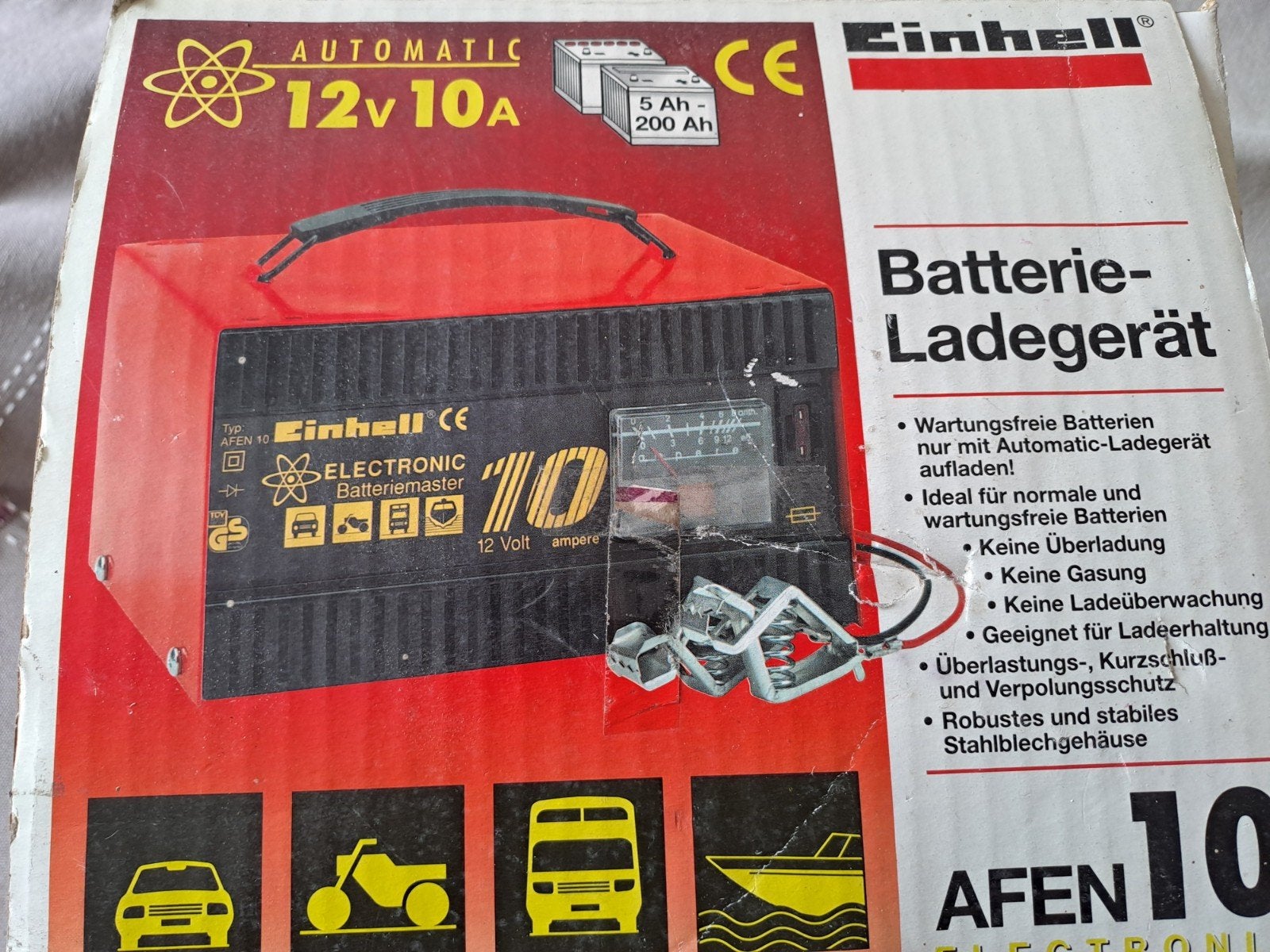 Einhell Electronic Batteriemaster 12V 10A acculader, Auto-onderdelen, Accu's en Toebehoren, Universele onderdelen, Nieuw, Ophalen of Verzenden