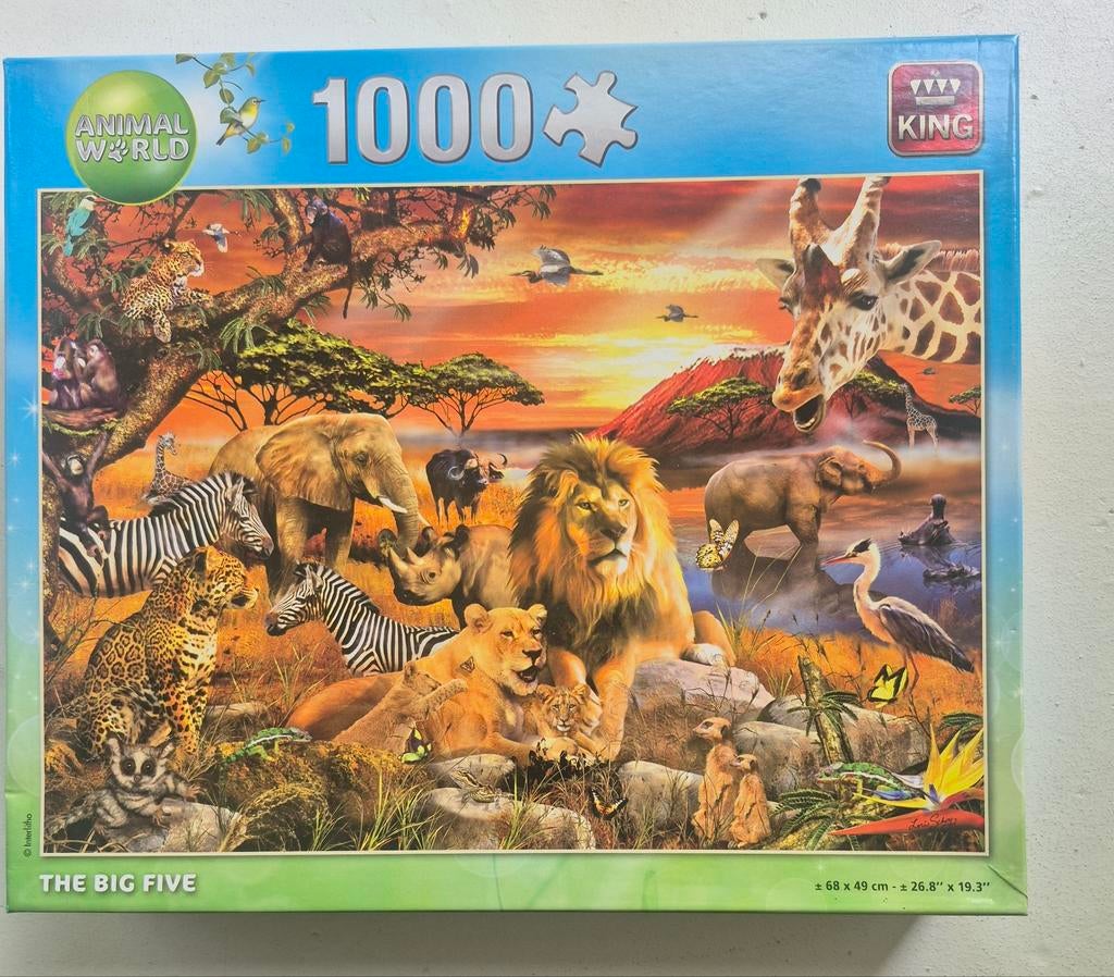 3 supermooie legpuzzels van 1000 stukjes, Ophalen
