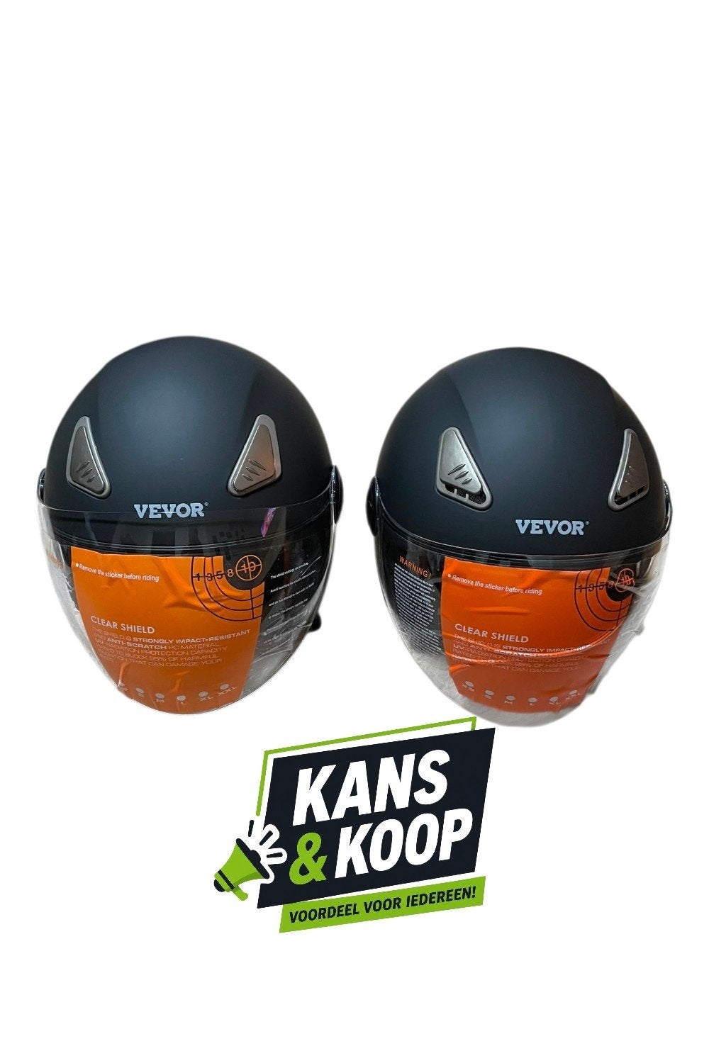 Set van 2 VEVOR Helmets Maat S en M ECE R2206, Motoren, Ophalen of Verzenden, Nieuw met kaartje