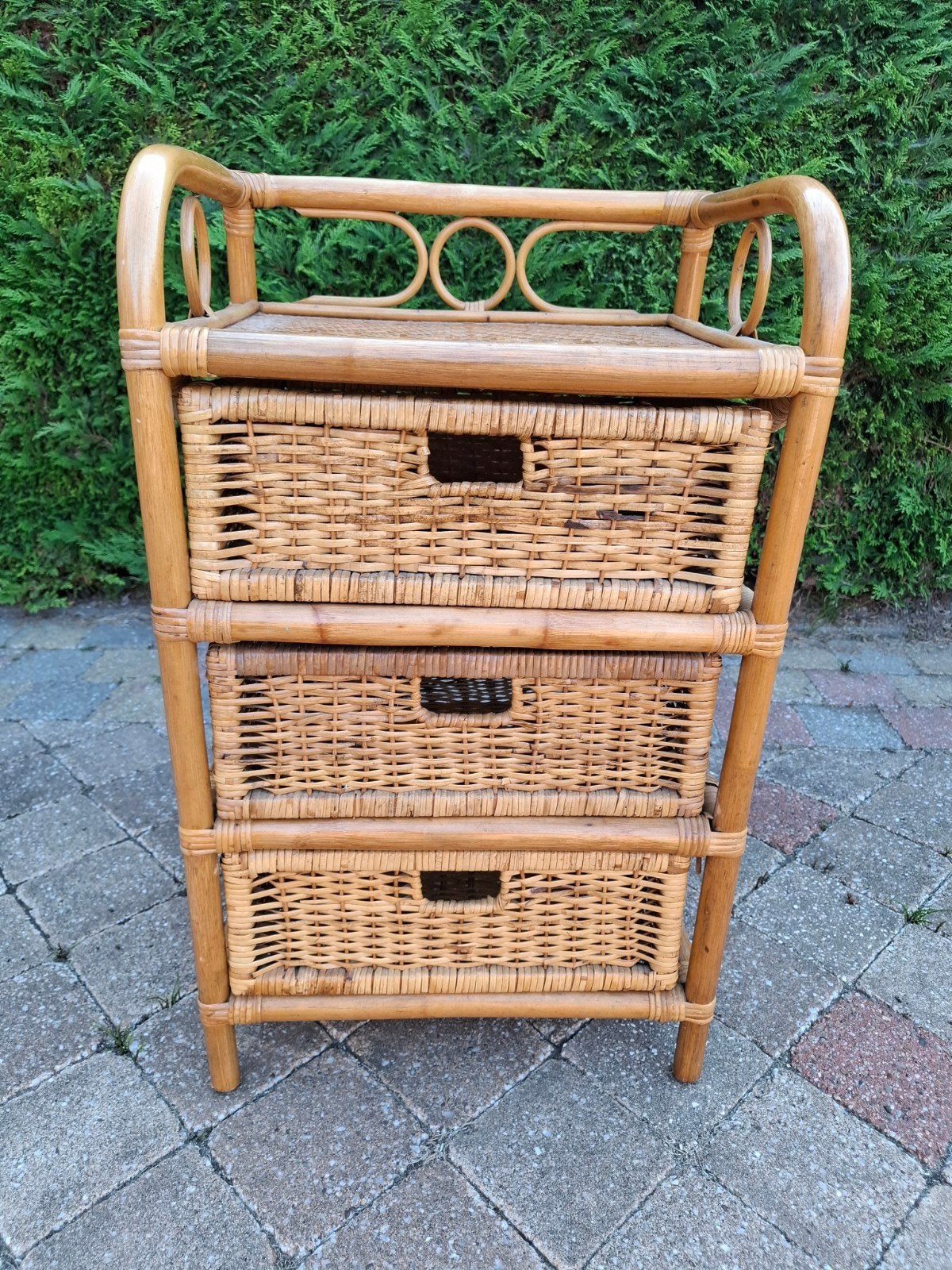 rotan ladekastje, Huis en Inrichting, Kasten | Ladekasten, Ophalen, Minder dan 50 cm, 3 of 4 laden, Minder dan 100 cm