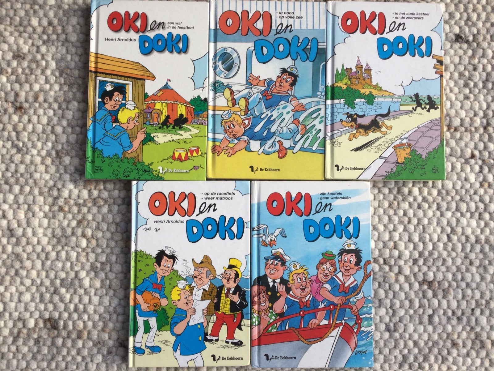 Oki en Doki boeken - 5-delige set, Ophalen of Verzenden, Zo goed als nieuw, Fictie algemeen