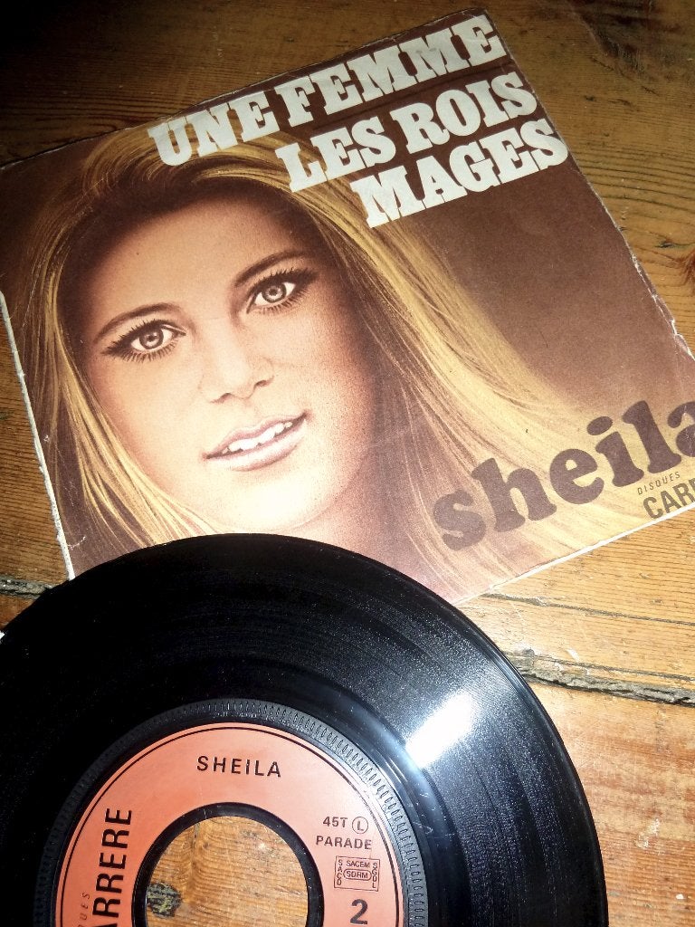 SHEILA une femme les rois mages 1971 carrere, Ophalen of Verzenden, Gebruikt, Pop