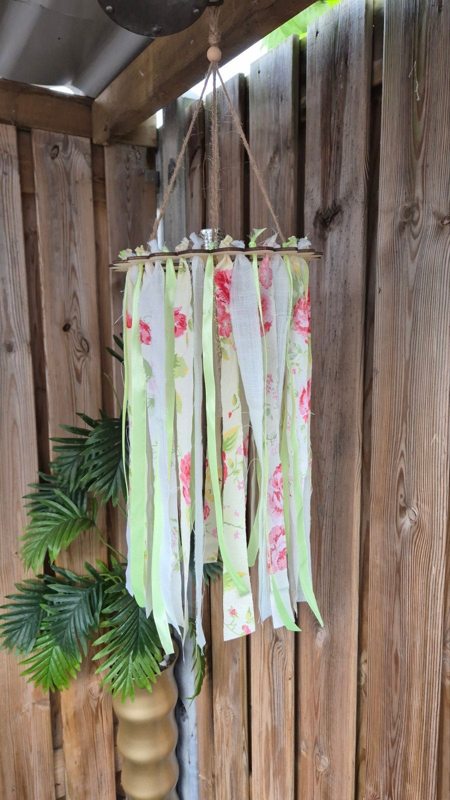 Boho windvanger met solar verlichting – handgemaakt, Ophalen of Verzenden, Nieuw