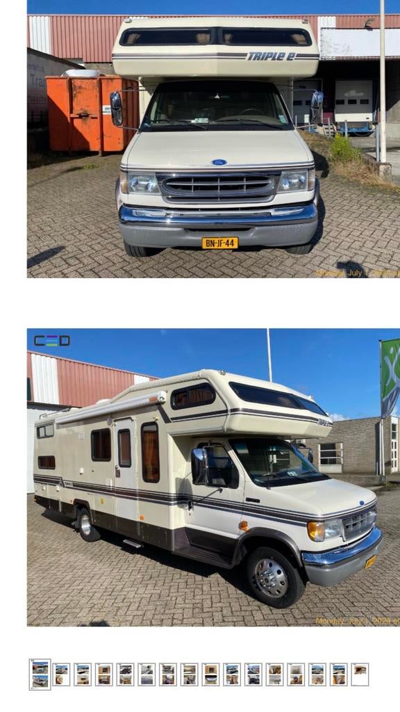 Triple E Regency camper/Ford E350, Caravans en Kamperen, Campers, Automaat, Standaard zit, Reservewiel, Ford