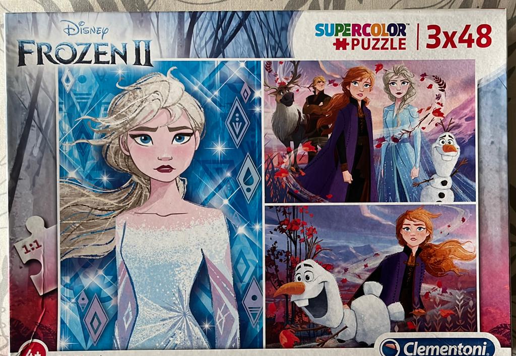 Frozen puzzel, Kinderen en Baby's, Speelgoed | Educatief en Creatief, Ophalen of Verzenden, Zo goed als nieuw