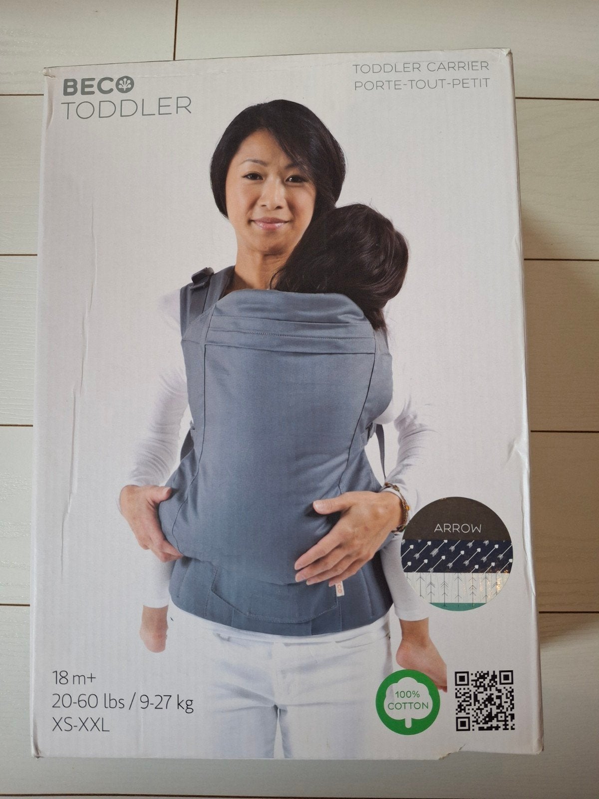 BECO Toddler draagzak - Ergonomisch en comfortabel, Kinderen en Baby's, Ophalen of Verzenden, Zo goed als nieuw, Buik of Rug, Overige merken