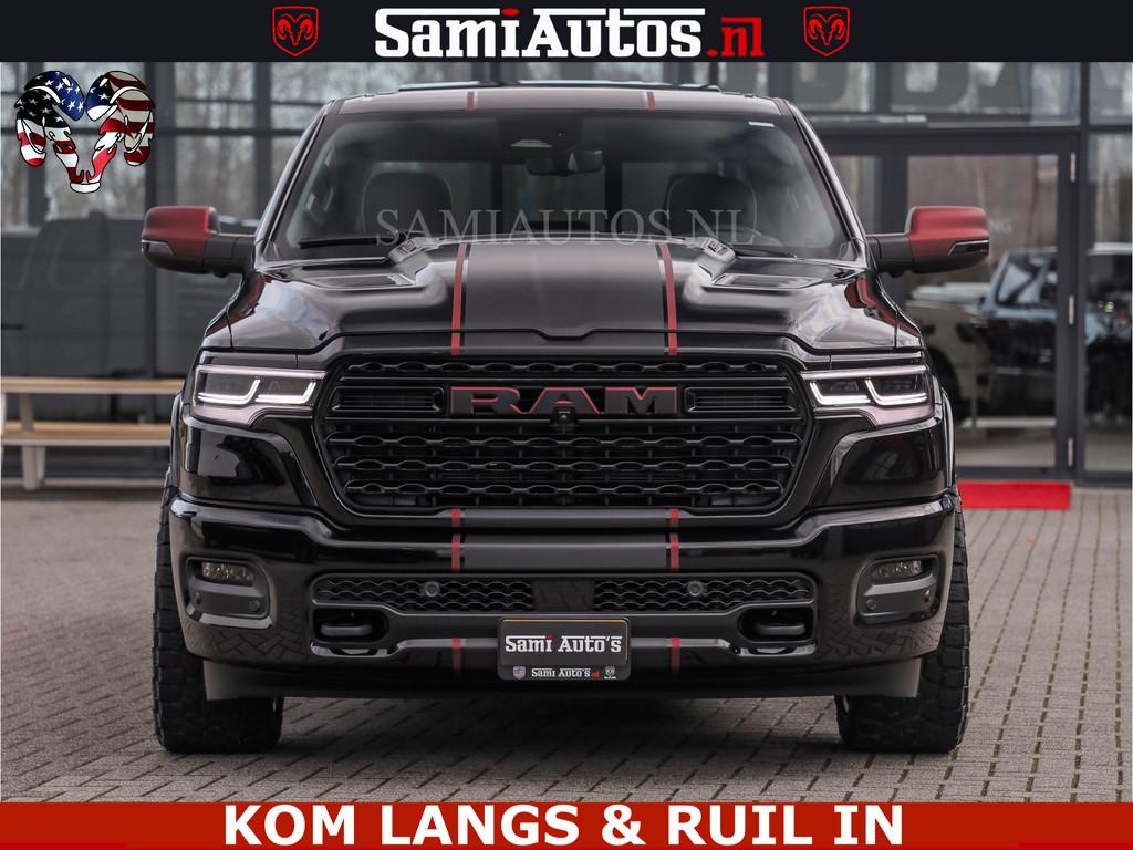 Dodge Ram Limited H.O 540HP 706Nm | Massage + Full Option |, Automaat, Met garantie (alle), Zwart, Leder