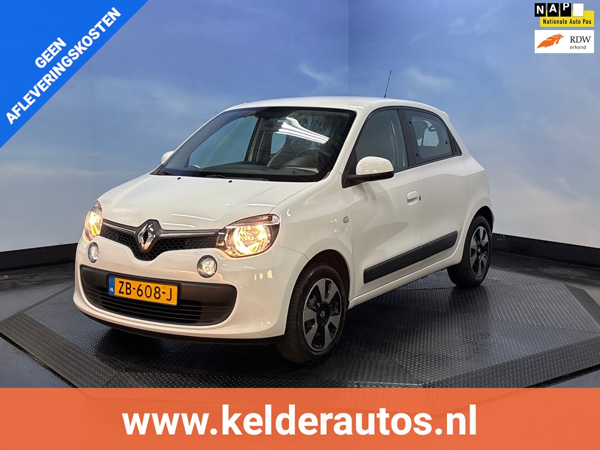 Renault Twingo 1.0 SCe Collection, 21 km/l, Gebruikt, 4 stoelen, Wit