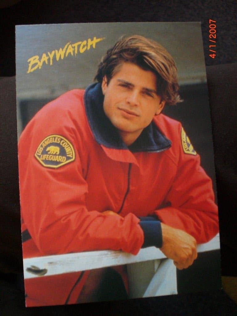 kaart Baywatch David Charvet, Ophalen of Verzenden, 1980 tot heden, Ongelopen, Sterren en Beroemdheden