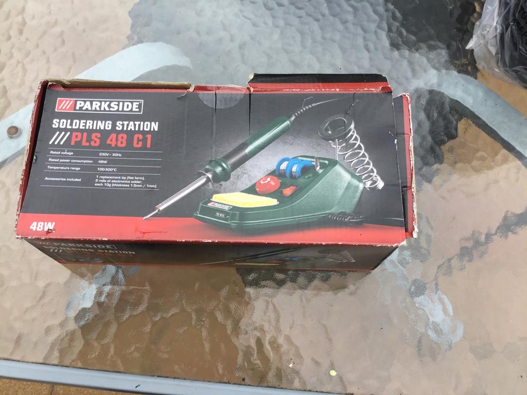 Parkside Soldeerstation /// PLS 48 C1 - 48W, Ophalen, Zo goed als nieuw, Minder dan 150 ampère, Overige typen