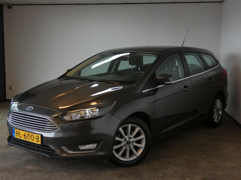Ford FOCUS Wagon 1.0 Titanium Edition Nwe APK airco, Auto's, Start-stop-systeem, 125 pk, Gebruikt, Euro 6