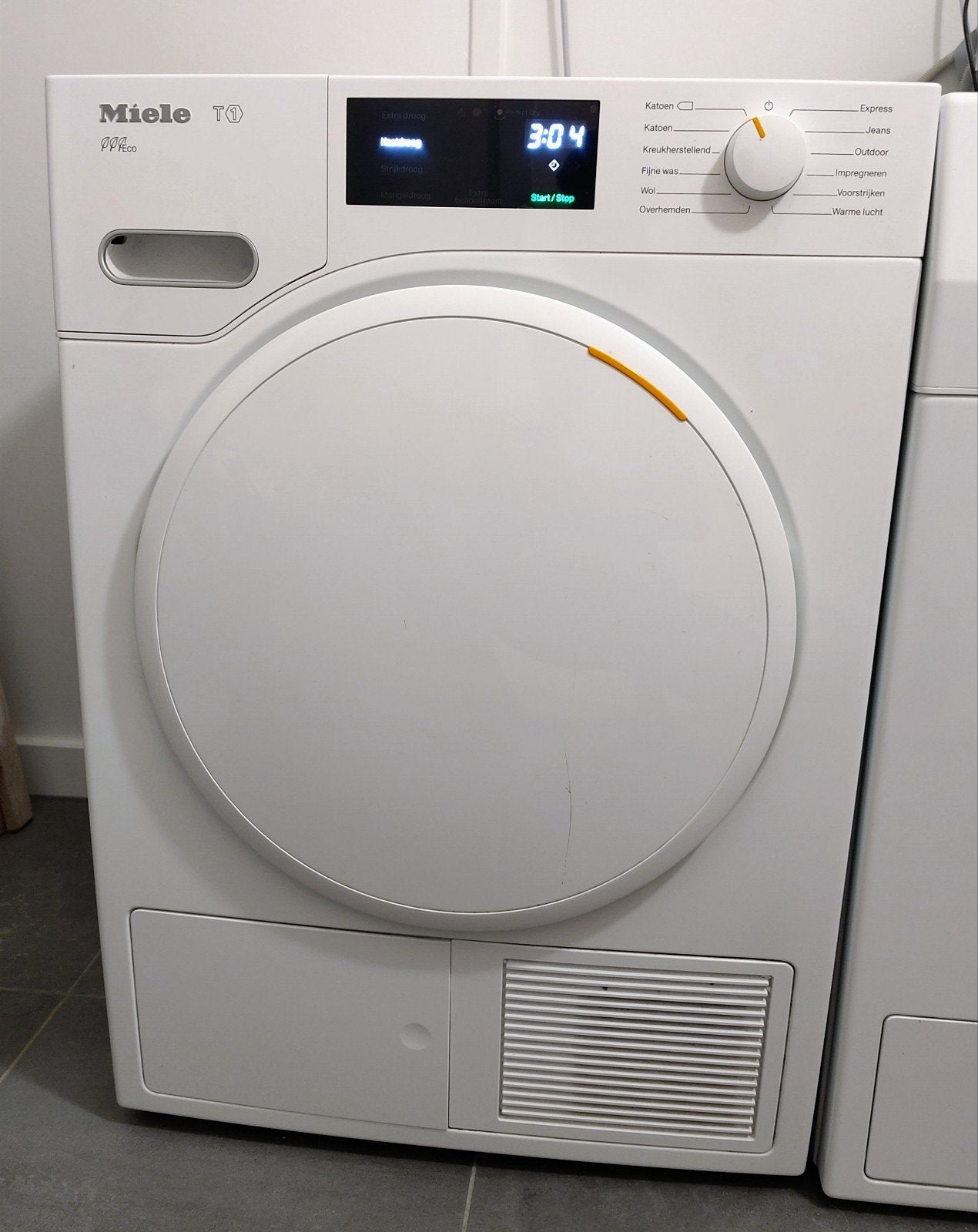 Miele warmtepompdroger TWE 620 WP, 6 tot 8 kg, Gebruikt, Anti-kreukfase, Overige typen