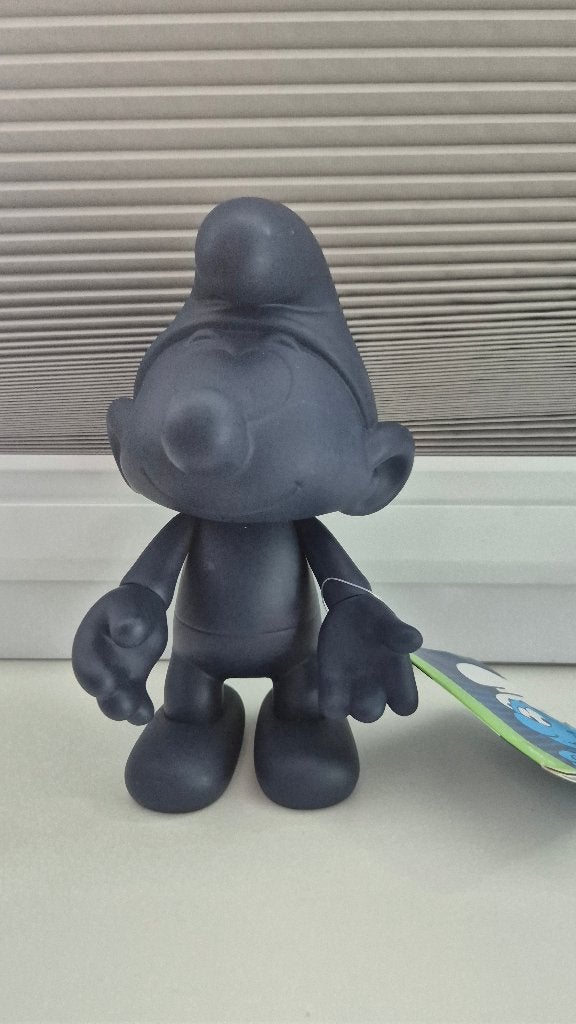 Zwart kleurige smurf 20cm, Verzamelen, Smurfen, Ophalen of Verzenden, Zo goed als nieuw, Verschillende Smurfen