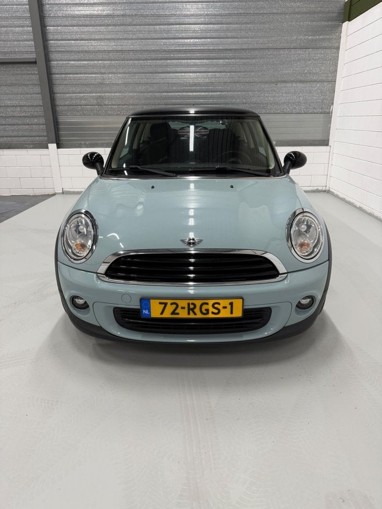 Mini (r56) 1.6 75pk 2011 Blauw, Auto's, Voorwielaandrijving, Zwart, Alcantara, Origineel Nederlands