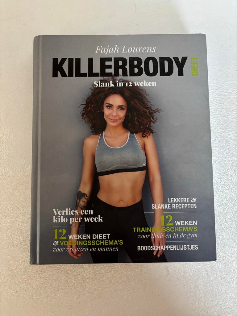Fajah Lourens Killerbody Dieet - Slank in 12 weken, Ophalen of Verzenden, Zo goed als nieuw, Gezondheid en Conditie