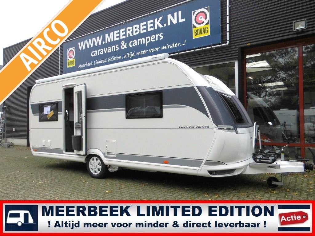Hobby Excellent Edition 540 UFF 5579,=KORTING MOVER+AIRCO+TH, Caravans en Kamperen, Rondzit, Hobby, Particulier, 6 tot 7 meter