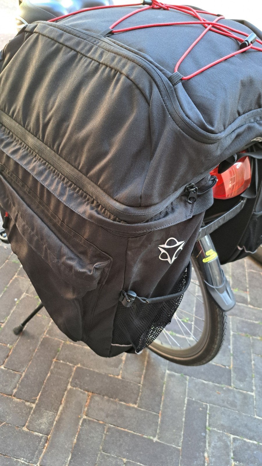 AGU Ventura140 dubbele fietstas met afritsbaar bovenvak zgan, Ophalen of Verzenden, Zo goed als nieuw, AGU