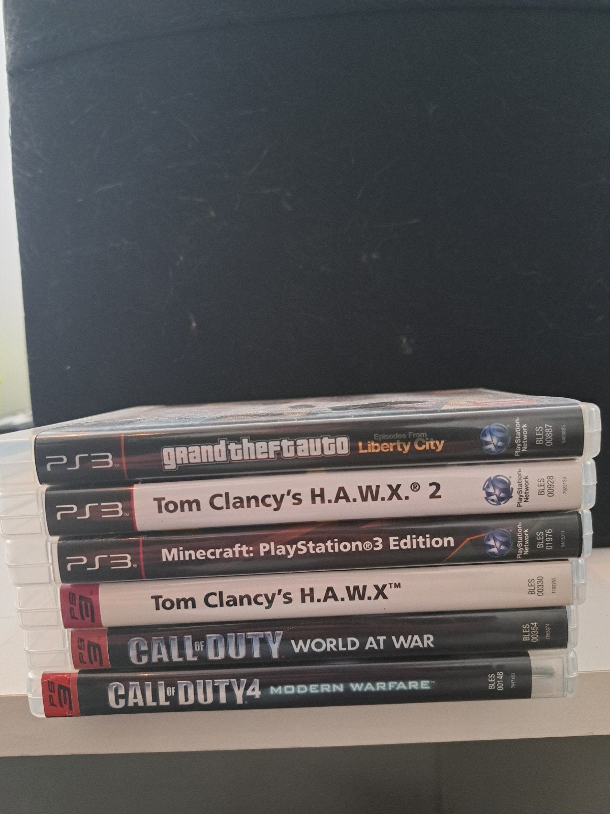 6 PS3 Games: Minecraft, GTA4, HAWX, Call of Duty, Spelcomputers en Games, Games | Sony PlayStation 3, Online, 1 speler, Zo goed als nieuw