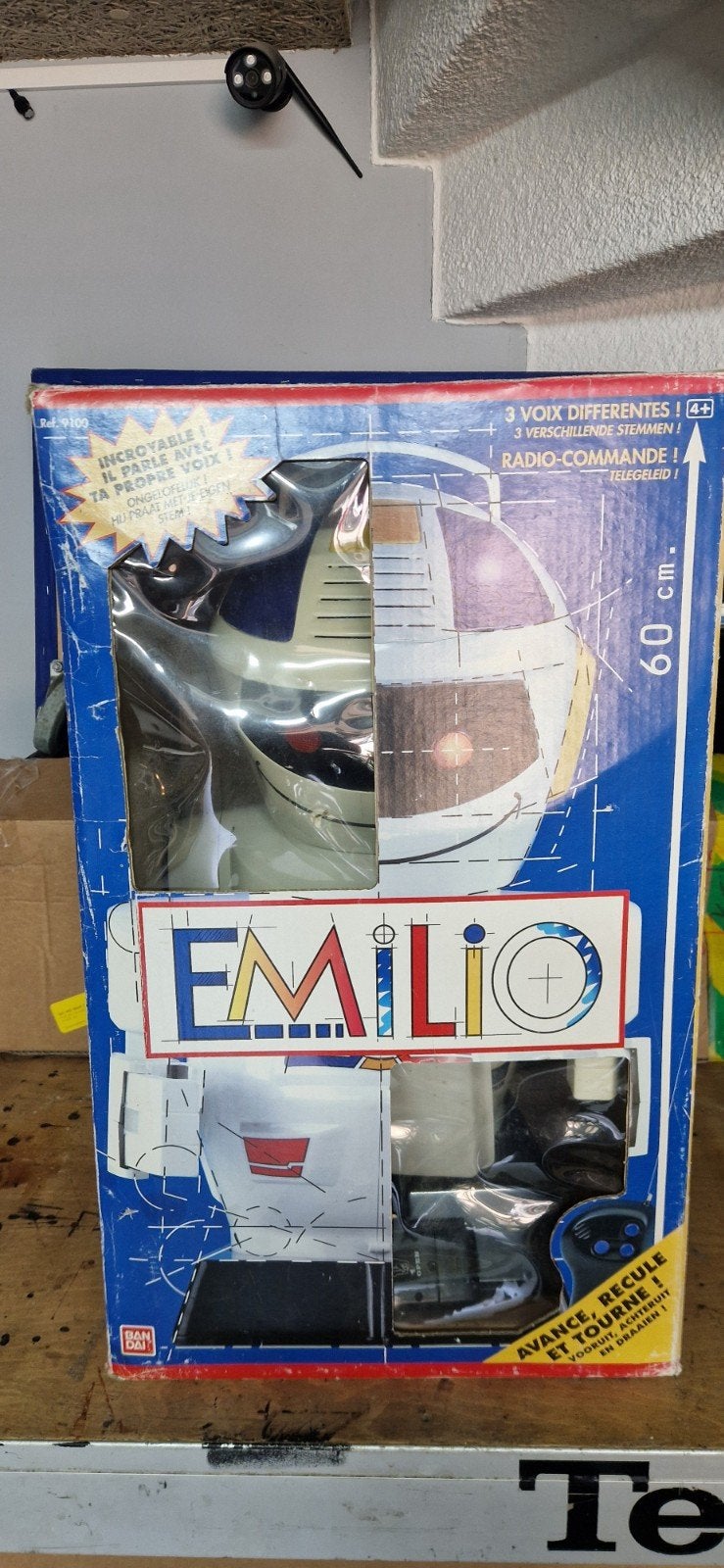 Robot Emilio in doos, Verzamelen, Ophalen, Gebruikt