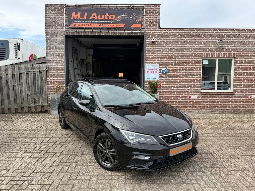 SEAT Leon 1.8 TSI FR Business Intense panoramadak leder, Auto's, Seat, Voorwielaandrijving, Gebruikt, Zwart, 4 cilinders