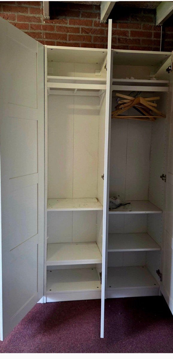 Ikea pax kast met spiegeldeur, Huis en Inrichting, Kasten | Kledingkasten, Ophalen, Gebruikt, 50 tot 75 cm, 200 cm of meer