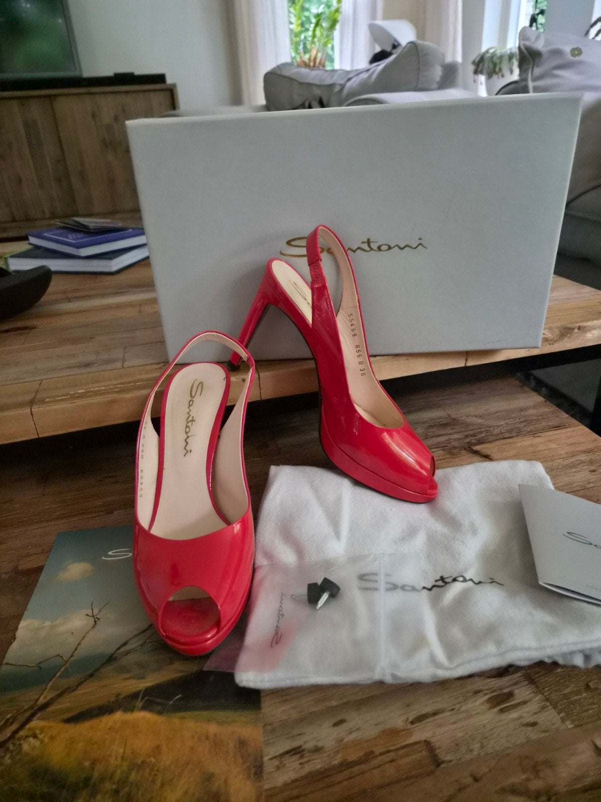 Santoni schoenen, Kleding | Dames, Pumps, Ophalen of Verzenden, Zo goed als nieuw, Santoni