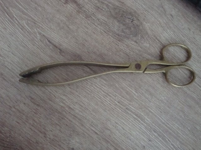 groote koperen tang, Antiek en Kunst, Antiek | Koper en Brons, Ophalen of Verzenden, Koper