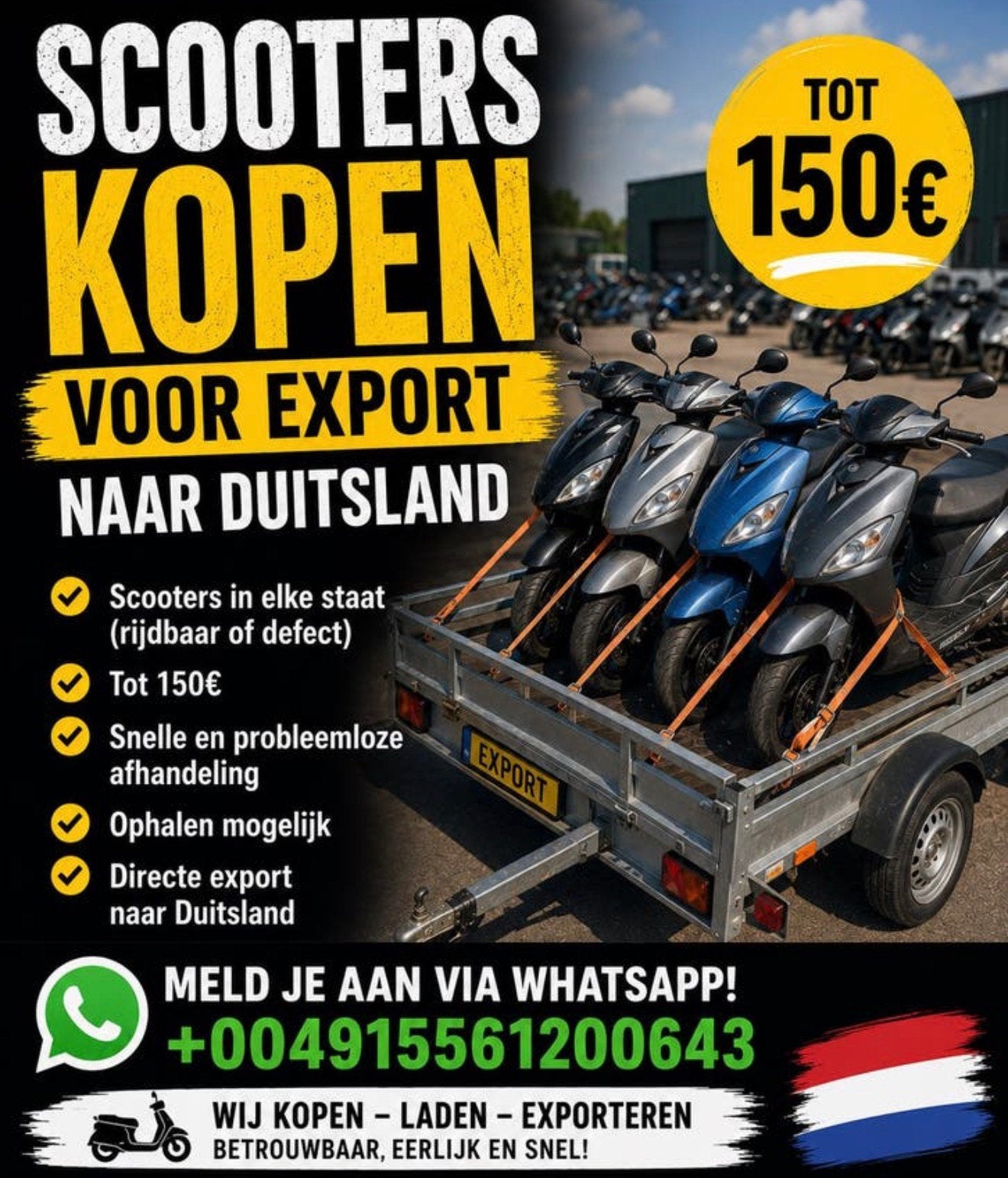 Scooters Gezocht!, Ophalen, Gebruikt, Overige typen