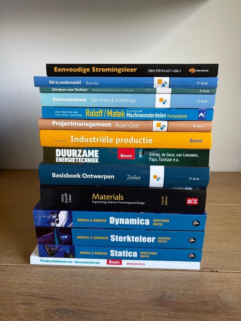 Boeken HBO Werktuigbouwkunde, Diverse auteurs, Zo goed als nieuw, Beta, HBO