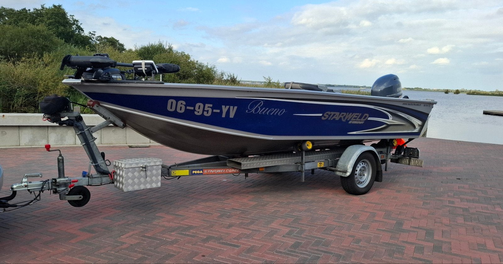 Starweld 1674TL. Aluminium roofvisboot, visboot, compl, Watersport en Boten, Ophalen of Verzenden, Zo goed als nieuw, Minder dan 70 pk