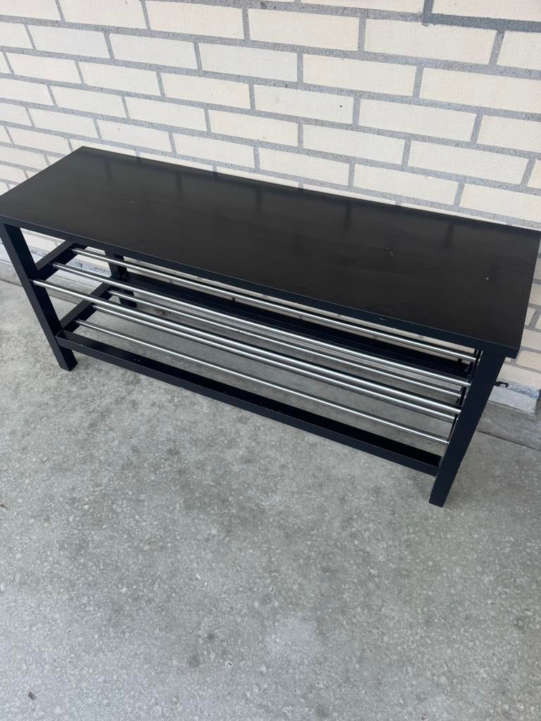 Schoenenrekken zwart ikea, Ophalen of Verzenden, Gebruikt