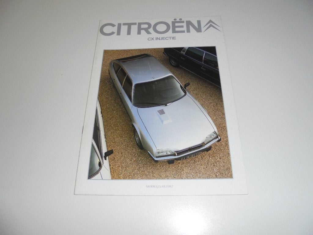 brochure Citroen CX Injectie modellen 1982, Ophalen of Verzenden, Zo goed als nieuw, Citroën