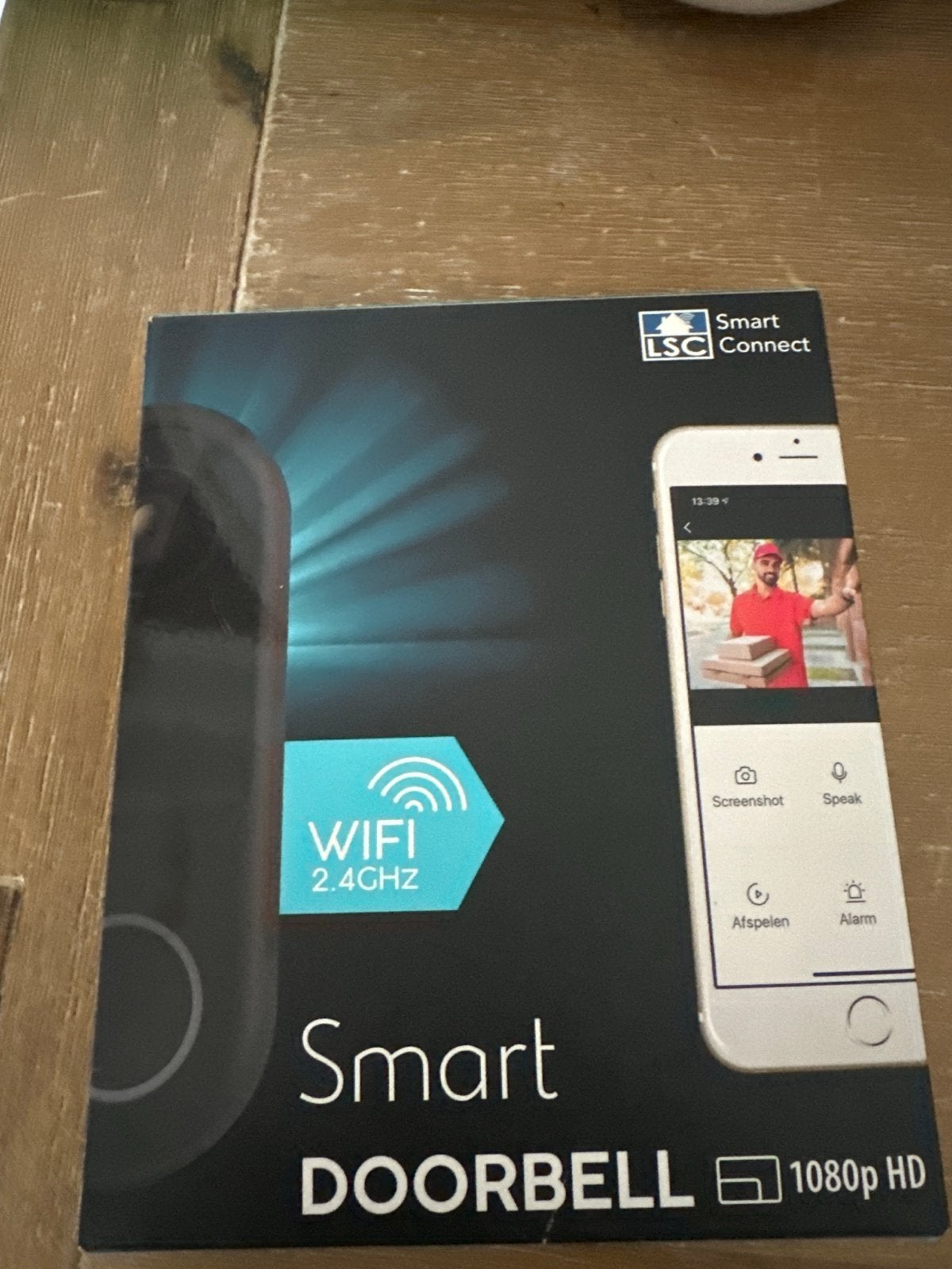 LSC Smart Connect Smart Deurbel 1080p HD Wifi, Huis en Inrichting, Deurbellen, Ophalen of Verzenden, Bewegingsdetectiesensor, Nieuw