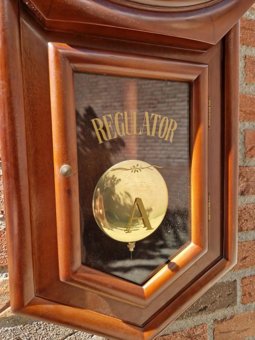 wandklok art deco regulator, Ophalen of Verzenden, 'T Olde Gre-j, Info@toldegrej.nl, Endepoelstraat 20f Didam