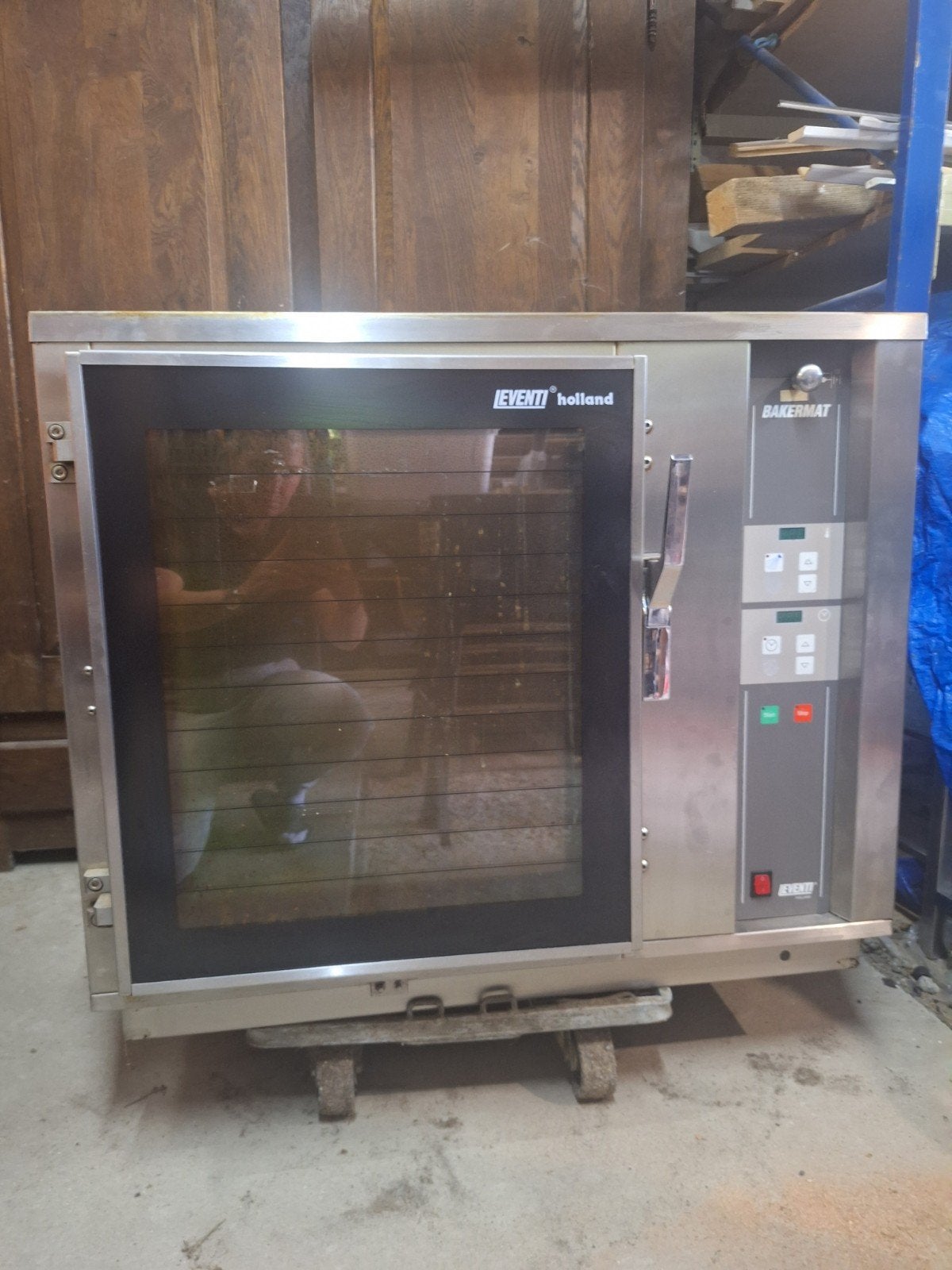 Leventi Bakermat Horeca-oven - Gebruikt, Witgoed en Apparatuur, Ovens, Gebruikt, Vrijstaand, Horeca-oven, Leventi, 60 cm of meer