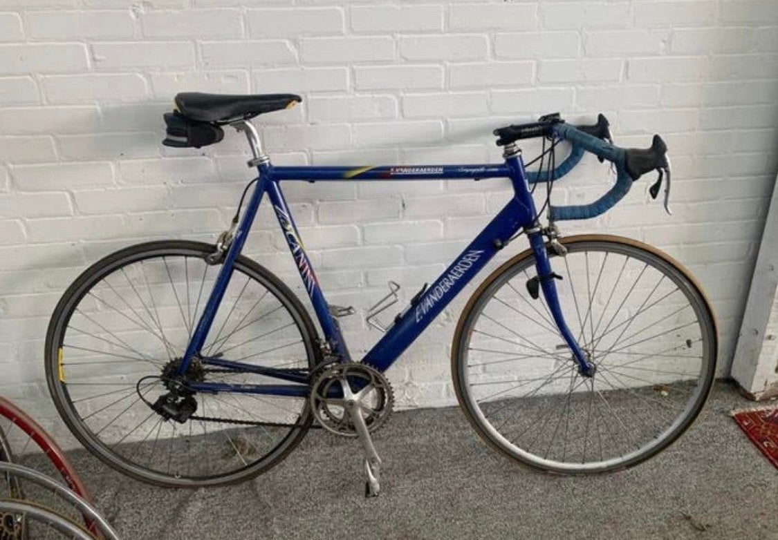 Racefiets Eric Vanderaerden klassiek model aluminium frame., Ophalen of Verzenden