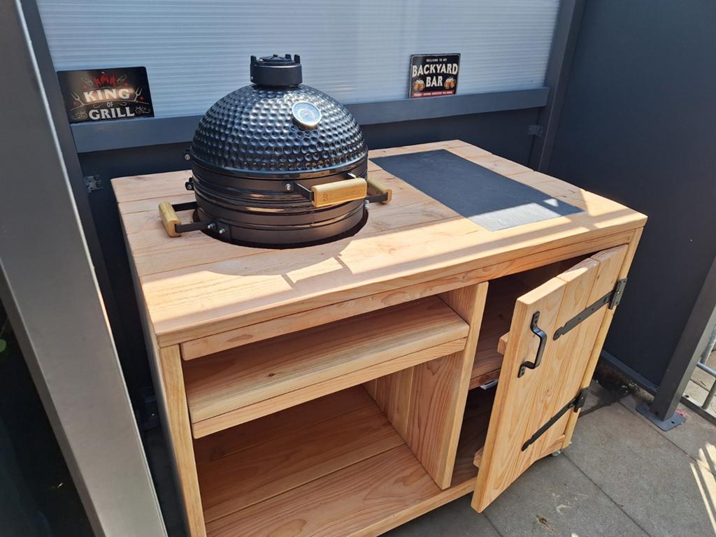 Douglas buitenkeuken Green Basterd Kamado kitchen brother, Tuin en Terras, Buitenkeukens, Ophalen of Verzenden