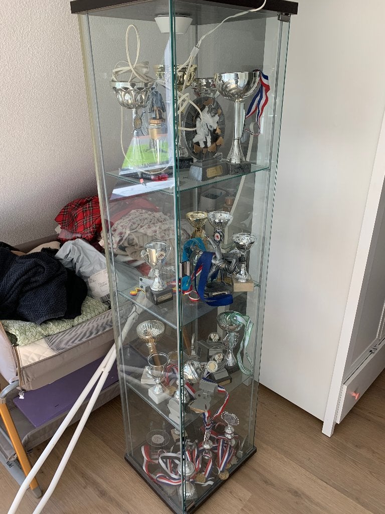 Glazen kast gratis, Ophalen, Minder dan 50 cm, Glas, 150 tot 200 cm