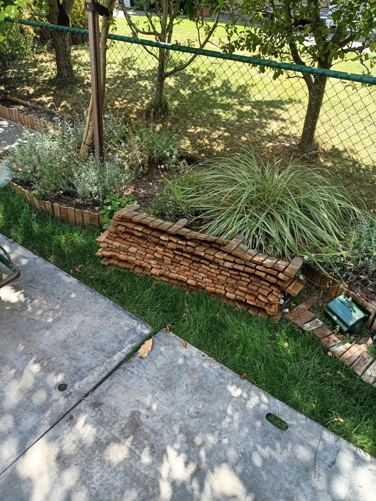 tuinranden tuinbordes, Tuin en Terras, Ophalen, Gebruikt, 100 tot 200 cm, Border