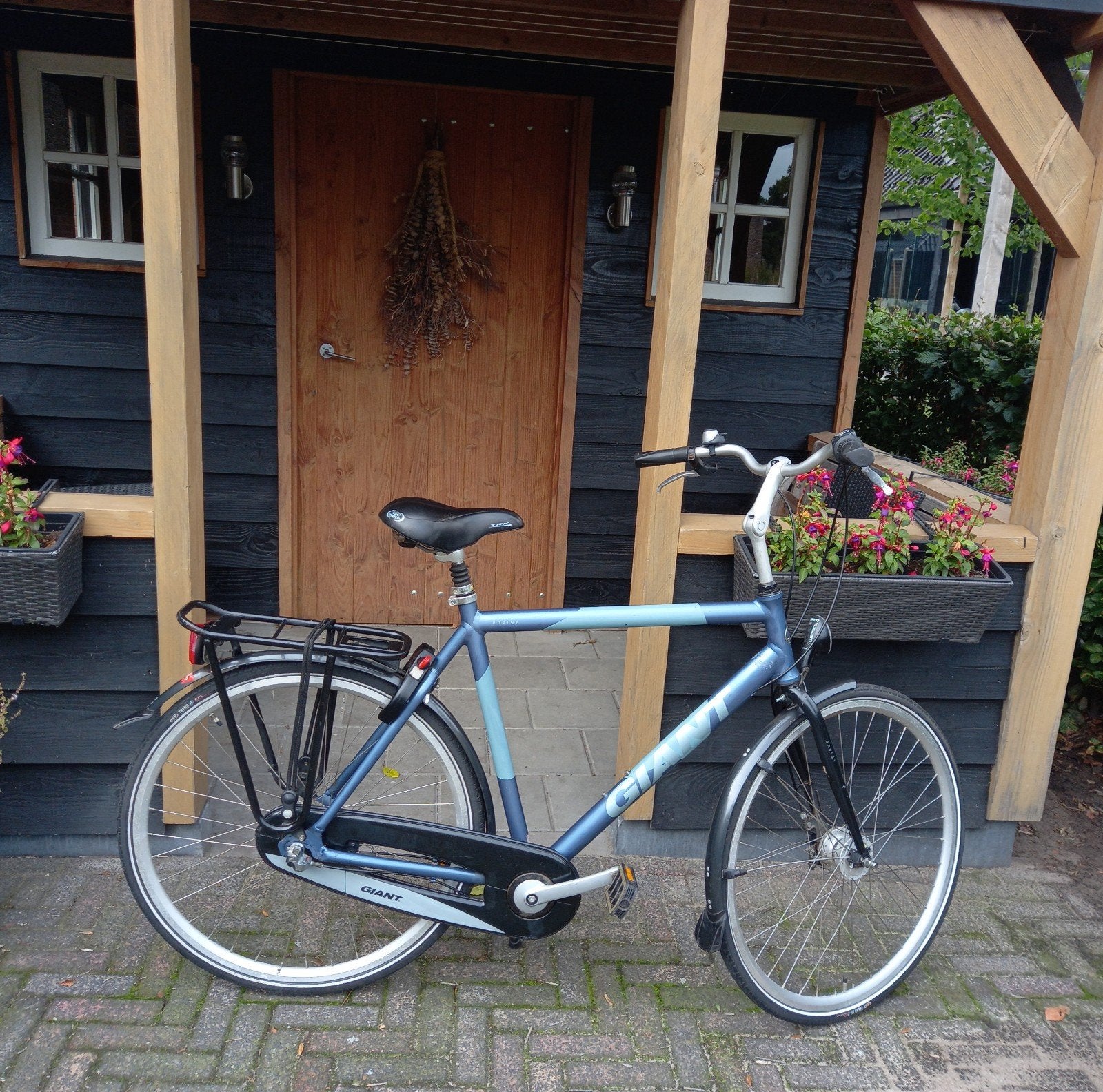 Herenfiets 61 cm hoog frame, Fietsen en Brommers, Ophalen, Gebruikt, Giant, Versnellingen
