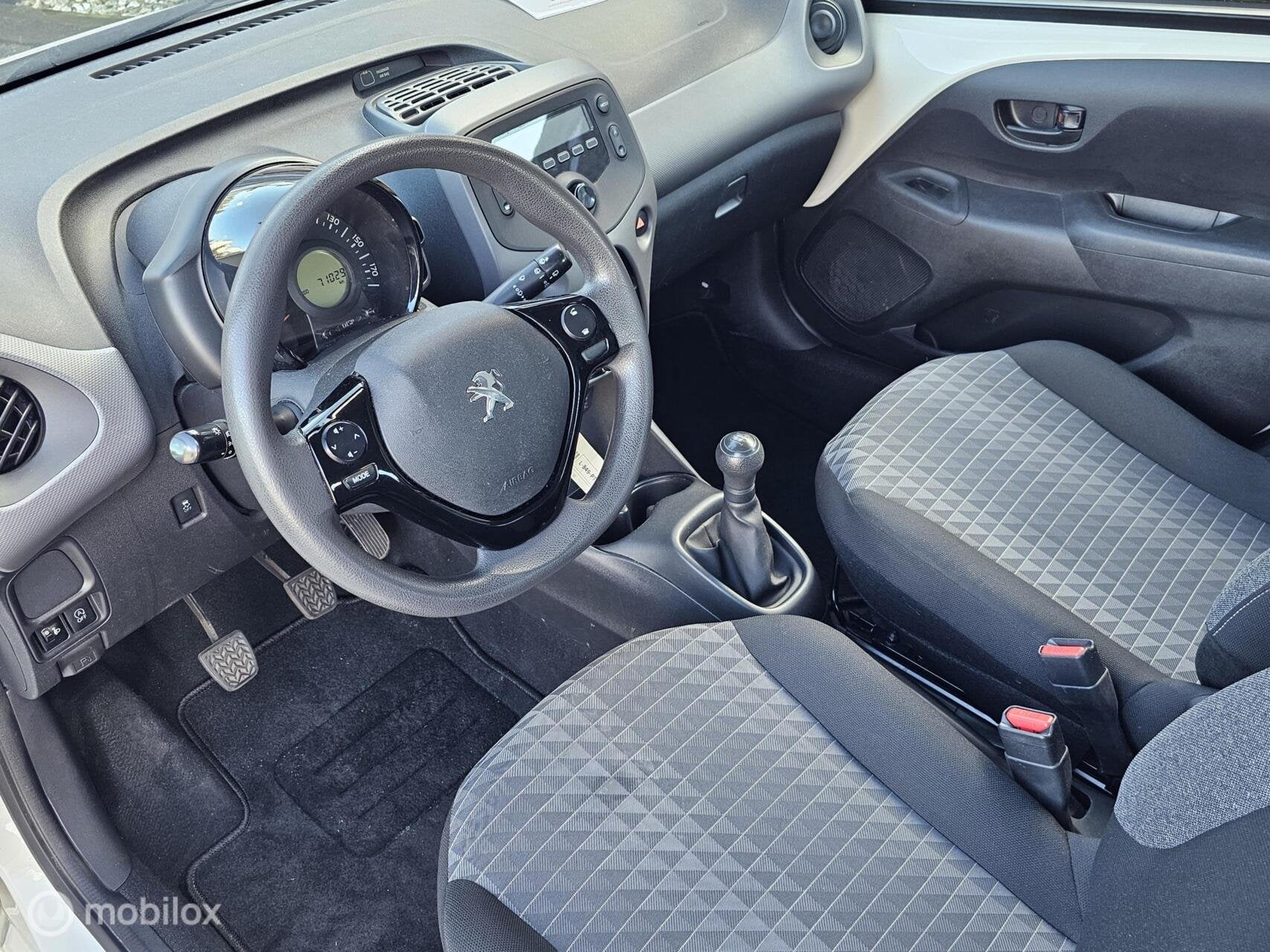 Peugeot 108 1.0 e-VTi Active I Airco I El.-pakket I NAP !, Voorwielaandrijving, Gebruikt, Euro 6, 4 stoelen