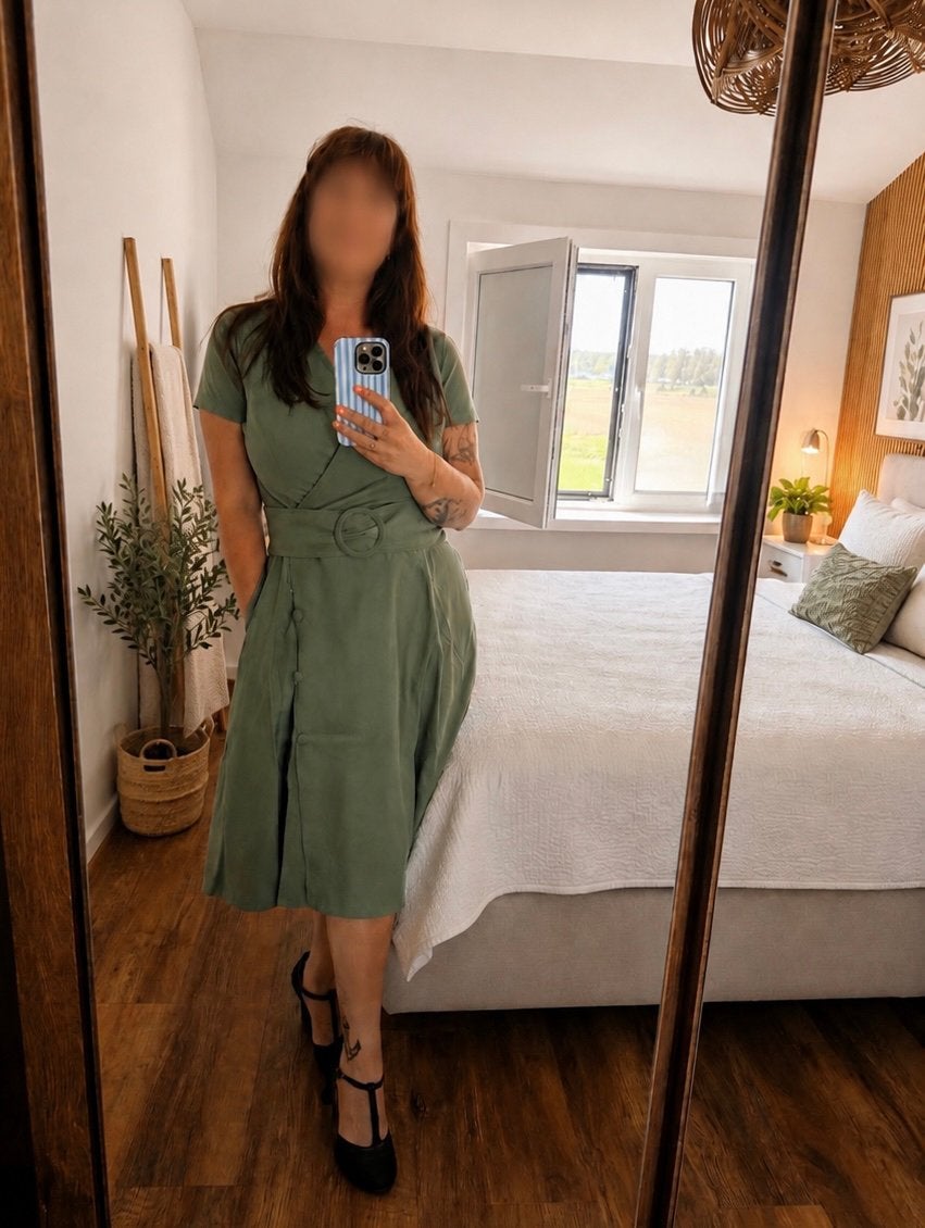 Glamour Bunny A-lijn jurk nieuw, Maat 38/40 (M), Nieuw, Ophalen of Verzenden, Onder de knie
