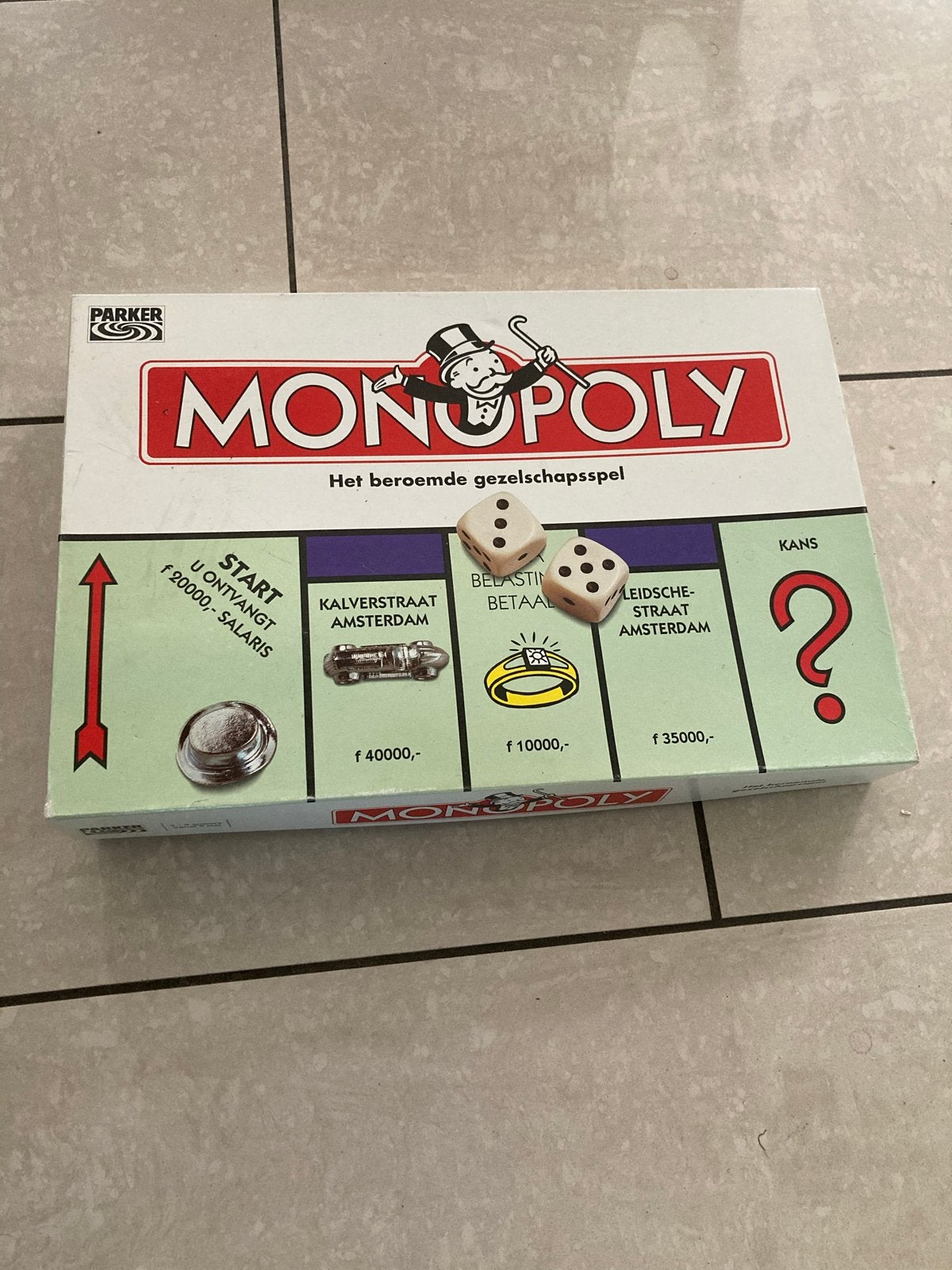 Monopoly bordspel - veel gebruikt, snel weg!, Drie of vier spelers, Ophalen, Gebruikt