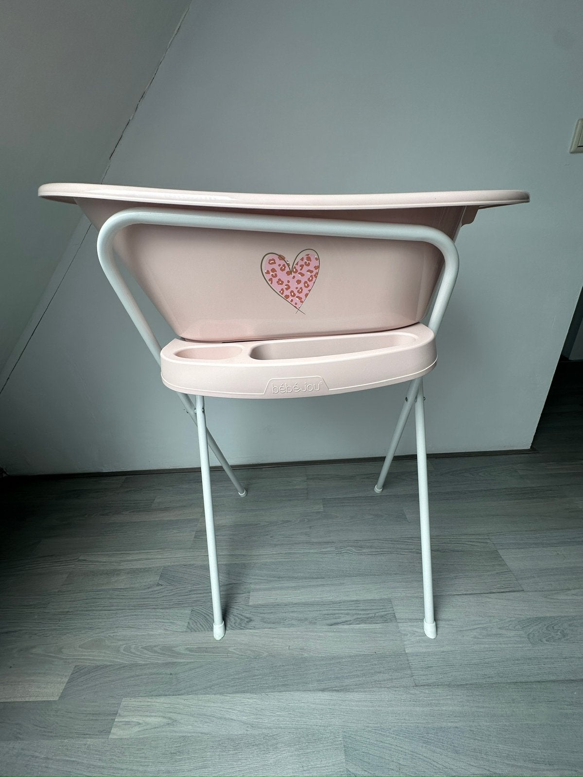 Bebe-Jou Leopard Pink Click Baby Badje, Kinderen en Baby's, Ophalen, Zo goed als nieuw, Badje, Bébé-jou